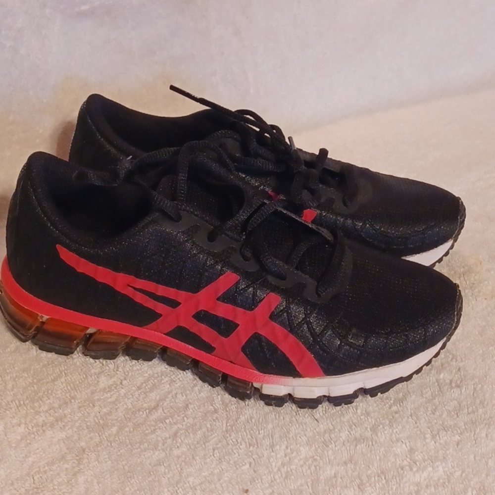 ASICS Running shoes women's size 6.5 black and pink